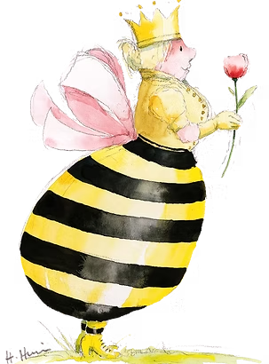 Original-Logo der Süßen Biene